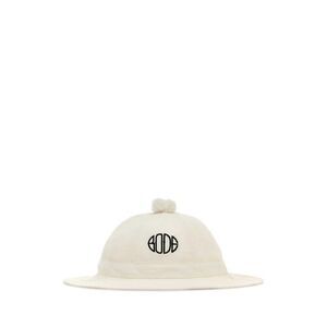 BODE Embroidered Logo Pompom Hat Men WHITE Hats & Caps